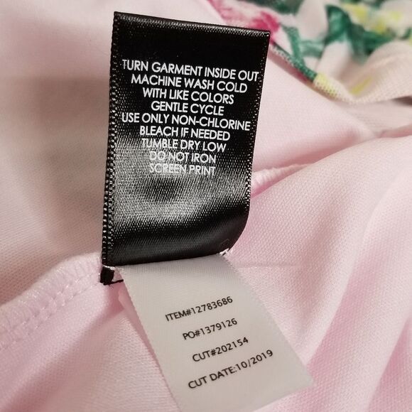 Torrid Mesh Halter O-Ring Tank Top All Over Floral Print Pink Size 2 - Picture 11 of 12